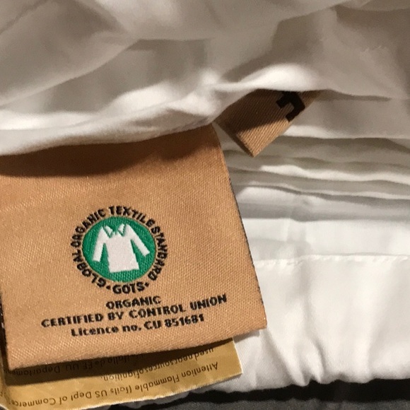 100% Organic Cotton White Sheets -King size